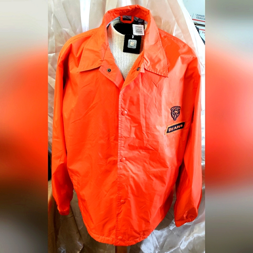 NEW Chicago Bears Coach's Jacket! Lined. Size: XL, Men. Unisex item.